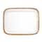 Hello Honey® 16" White Enameled Mango Wood Tray
